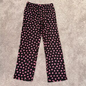 Kate Spade Black and Pink Heart Patterned Garment